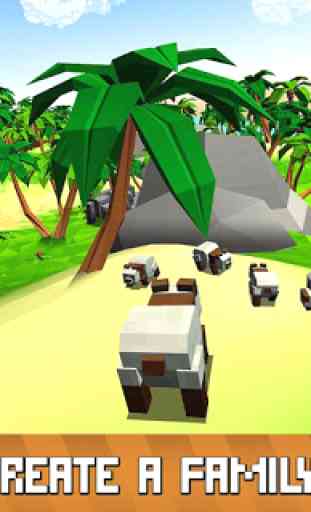 Blocky Panda Simulator - ¡sea un oso de bambú! 4