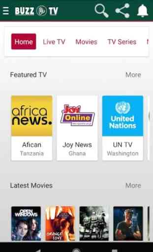 Buzz TV | Live TV and Movies Portal App 2
