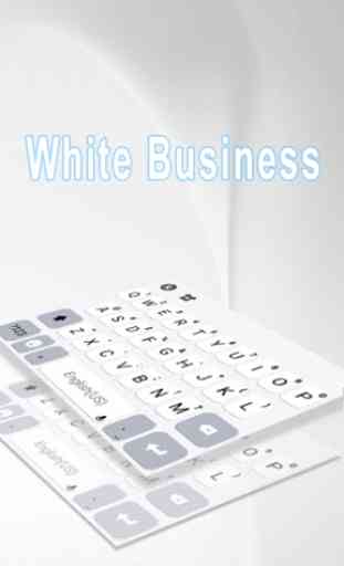 Classic Business White Tema de teclado 2
