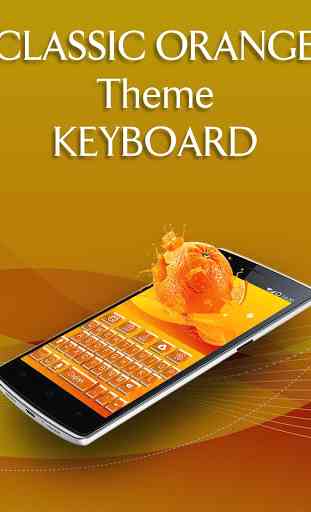 Classic Orange Keyboard 1