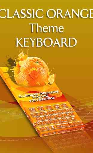 Classic Orange Keyboard 2