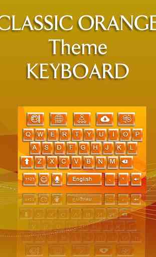 Classic Orange Keyboard 3