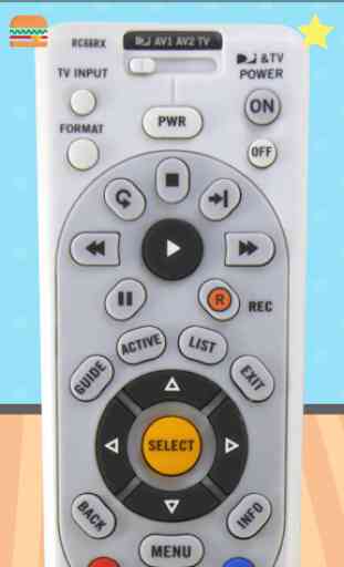 Control remoto para DirecTV RC66 1