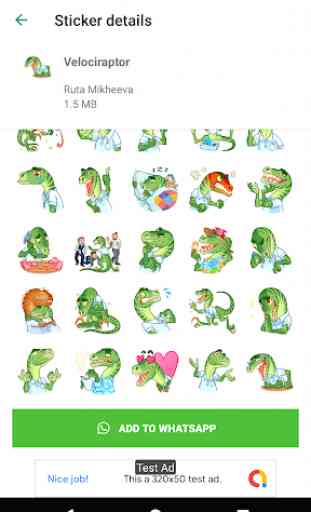 Cute Dinosaur Stickers For WhatsApp -WAStickerApps 4