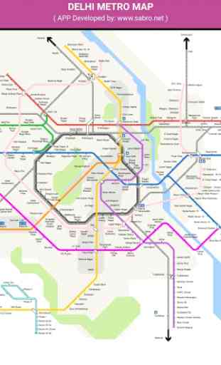 Delhi Metro Map LITE 2