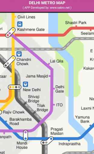 Delhi Metro Map LITE 3