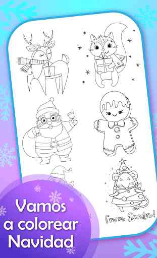 Dibujos para colorear de Navidad 4