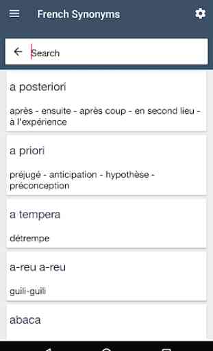 dictionnaires synonymes français hors ligne 2