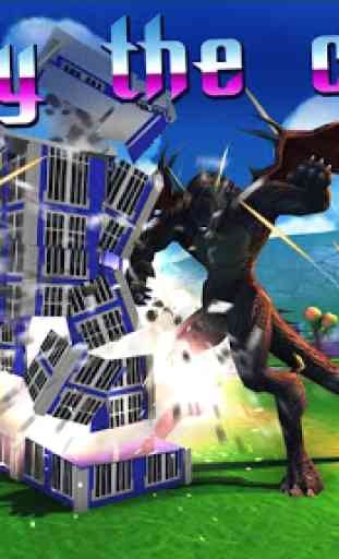 Dragon Vs Crowd - Distruction City Simulator 2
