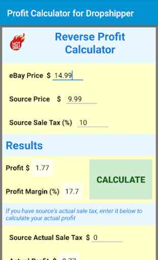 Dropship Profit Calculator 4