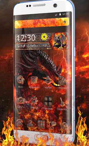 Fire Dragon Legend Launcher 1
