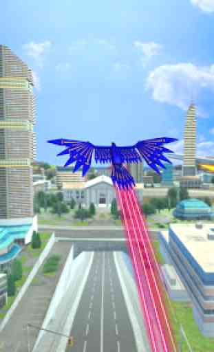 Flying Kite Robot Transform Robot Shooting Game 2