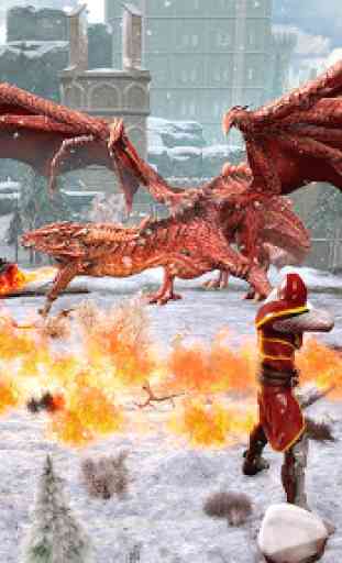 Juegos de vuelo del dragón: Ciudad de acción en 3D 3