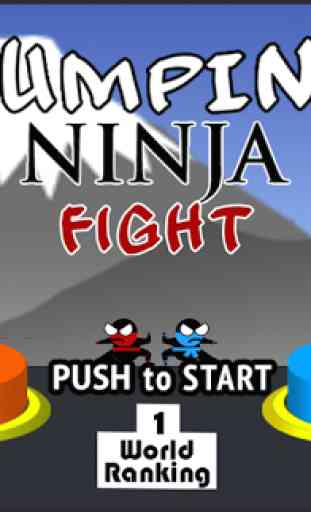 Jumping Ninja Fight : Two Player Game 1