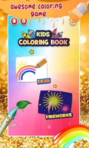 Kitchen Coloring Book With Animation - Glitter 1