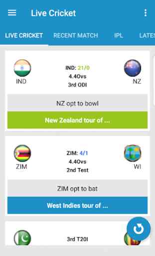 Live Cricket Score 2018 - Schedule & News 1