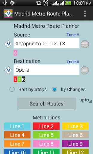 Madrid Metro Route Planner 1