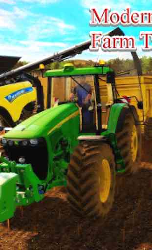 Modern Heavy Duty Tractor Farming Simulator 3D 1