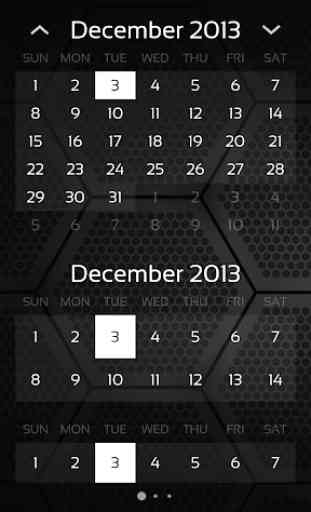 Monthly Calendar Widget 1