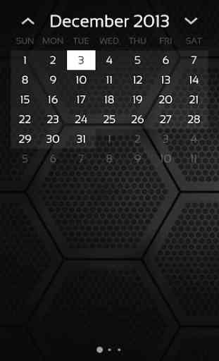 Monthly Calendar Widget 3