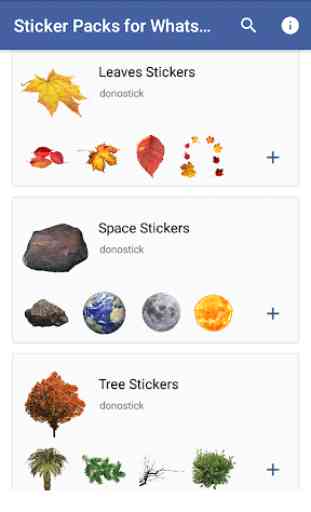 Nature Stickers for WhatsApp - WAStickerApps Pack 3