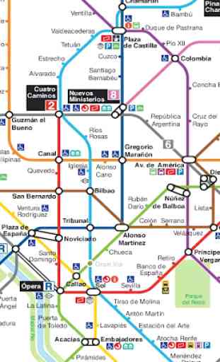 Plano Metro de Madrid (Offline) 2