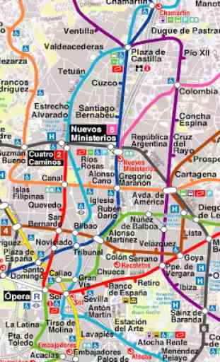 Plano Metro de Madrid (Offline) 3