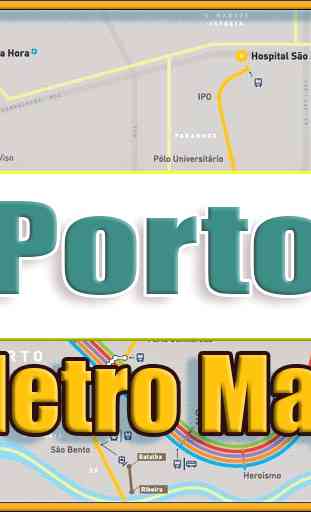Porto Portugal Metro Map Offline 1