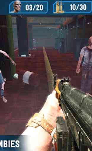 Real zombi supervivencia: muerto objetivo tirador 3