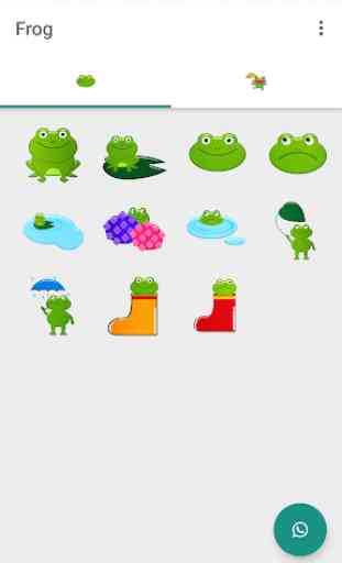 Сute frog stickers WAStickerApps 1