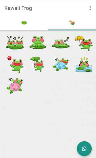 Сute frog stickers WAStickerApps 2