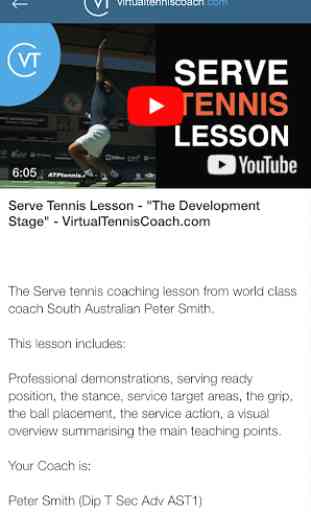 Virtual Tennis Coach 3