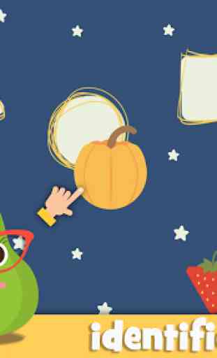 Aprender frutas y verduras - juegos para niños 1