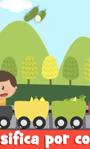 Aprender frutas y verduras - juegos para niños 2