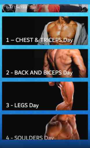 Beginners Gym Workout - 4 days a week plan 1