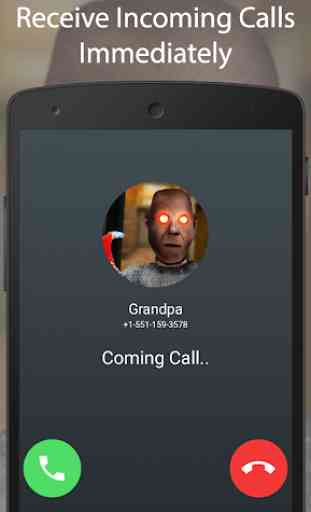 Best Evil Scary Grandpa Fake Chat And Video Call 2
