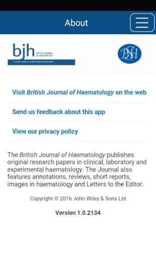 British Journal of Haematology 1