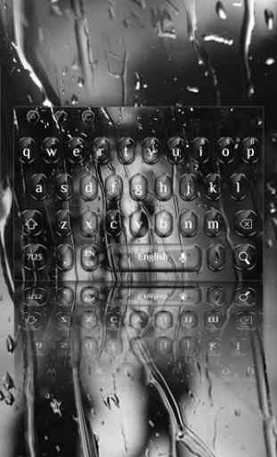 Cool Glossy Black Glass Keyboard 2