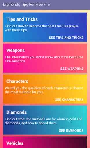 Diamonds & Guide for Free Fire 1