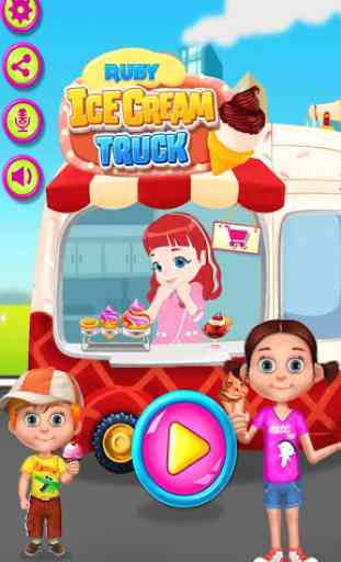 Free - Ruby Ice Cream Rainbow Truck 1