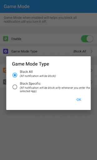 Game Mode & Block Notification 2