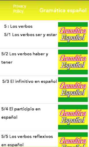 Gramática español 4