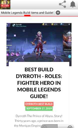 Guide of Mobile Legends 4