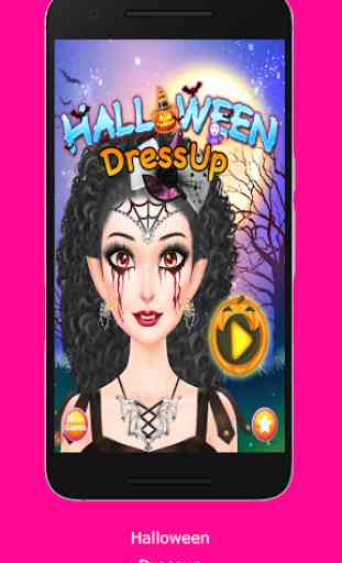 Halloween DressUp & MakeUp Game 1