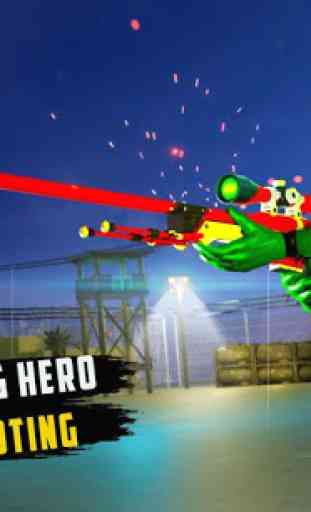 héroe ninja rana juegos de disparos de la ciudad 1