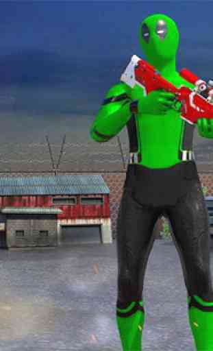 héroe ninja rana juegos de disparos de la ciudad 2
