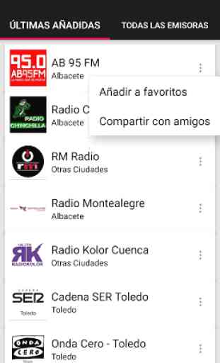 Radios de Castilla-La Mancha - España 2