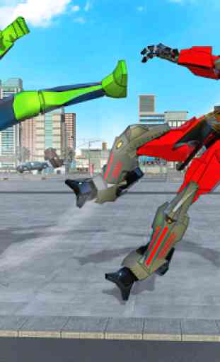 Rana Ninja Héroe Juegos De Robot De Coche 2
