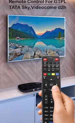 Remote Control For GTPL, TATA Sky, Videocon d2h 1