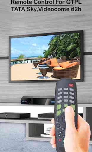 Remote Control For GTPL, TATA Sky, Videocon d2h 3